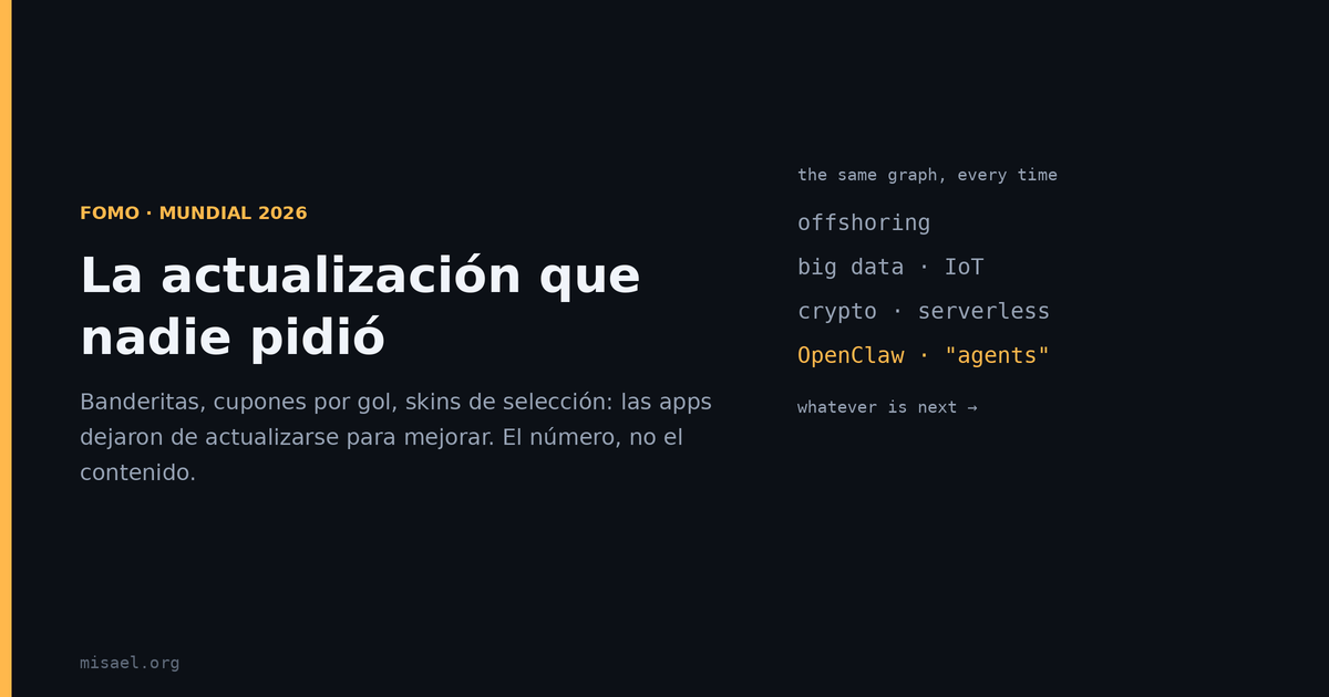 Featured image for La actualización que nadie pidió